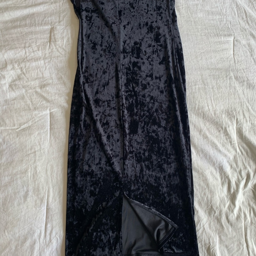 Velvet tube dress